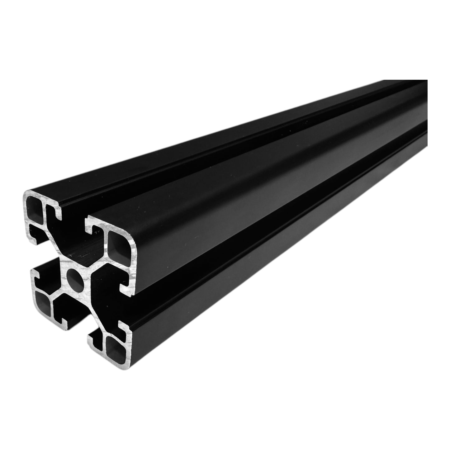 40x40 Black Aluminium Profile per 100mm