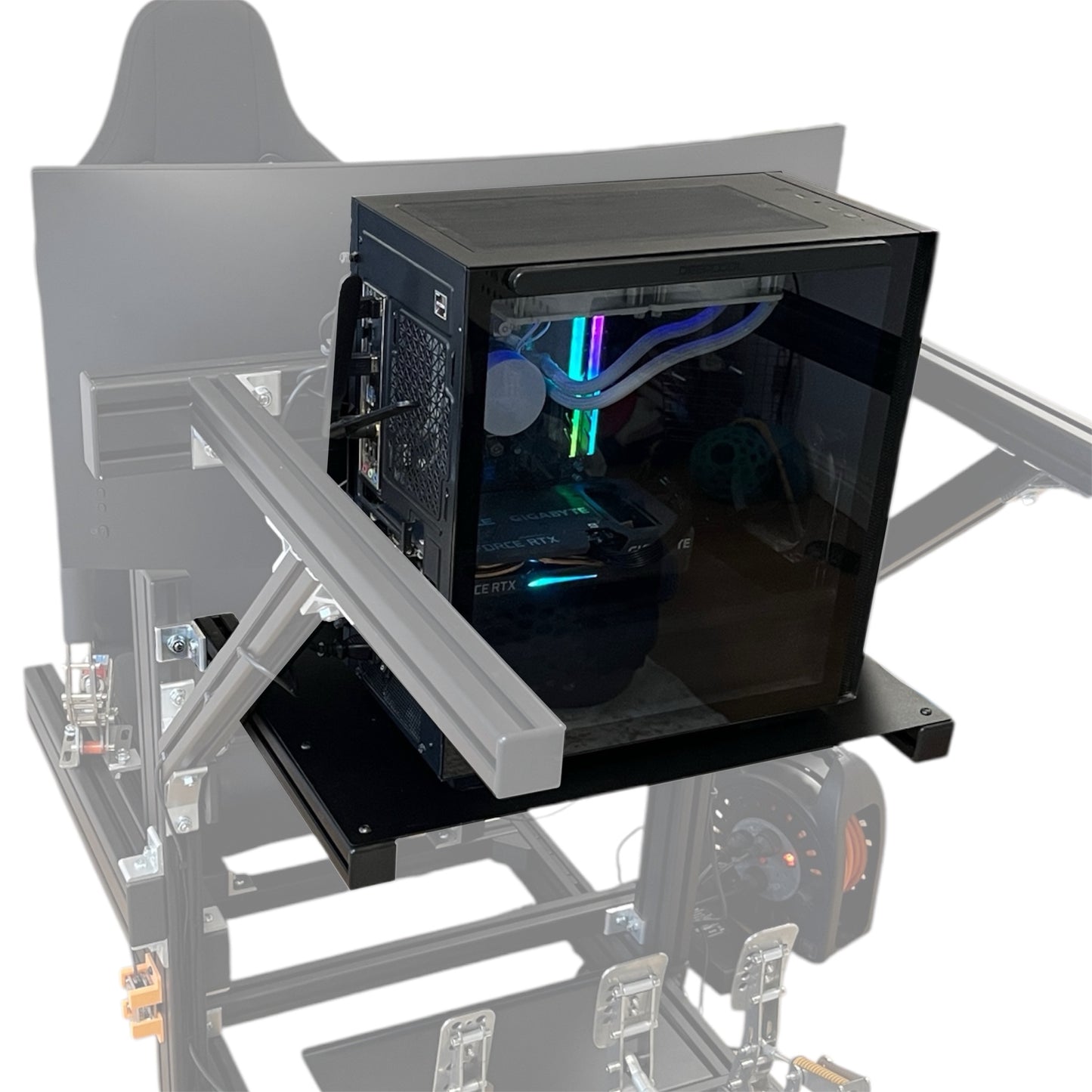 Computer shelf