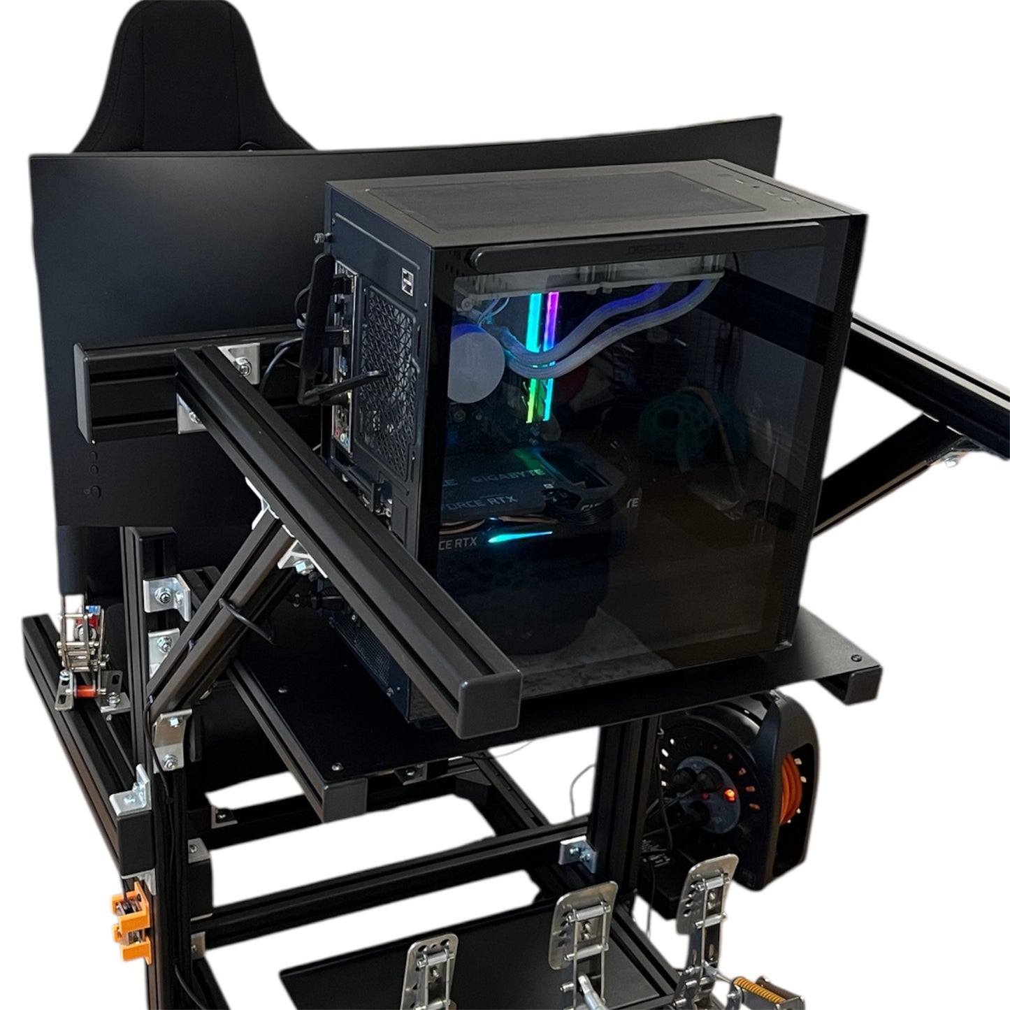 Computer shelf