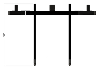 CSRT Profile Triple Monitor Stand