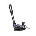 Conspit H3 hydraulic handbrake, side view of lever and dual-generation hydraulic cylinder