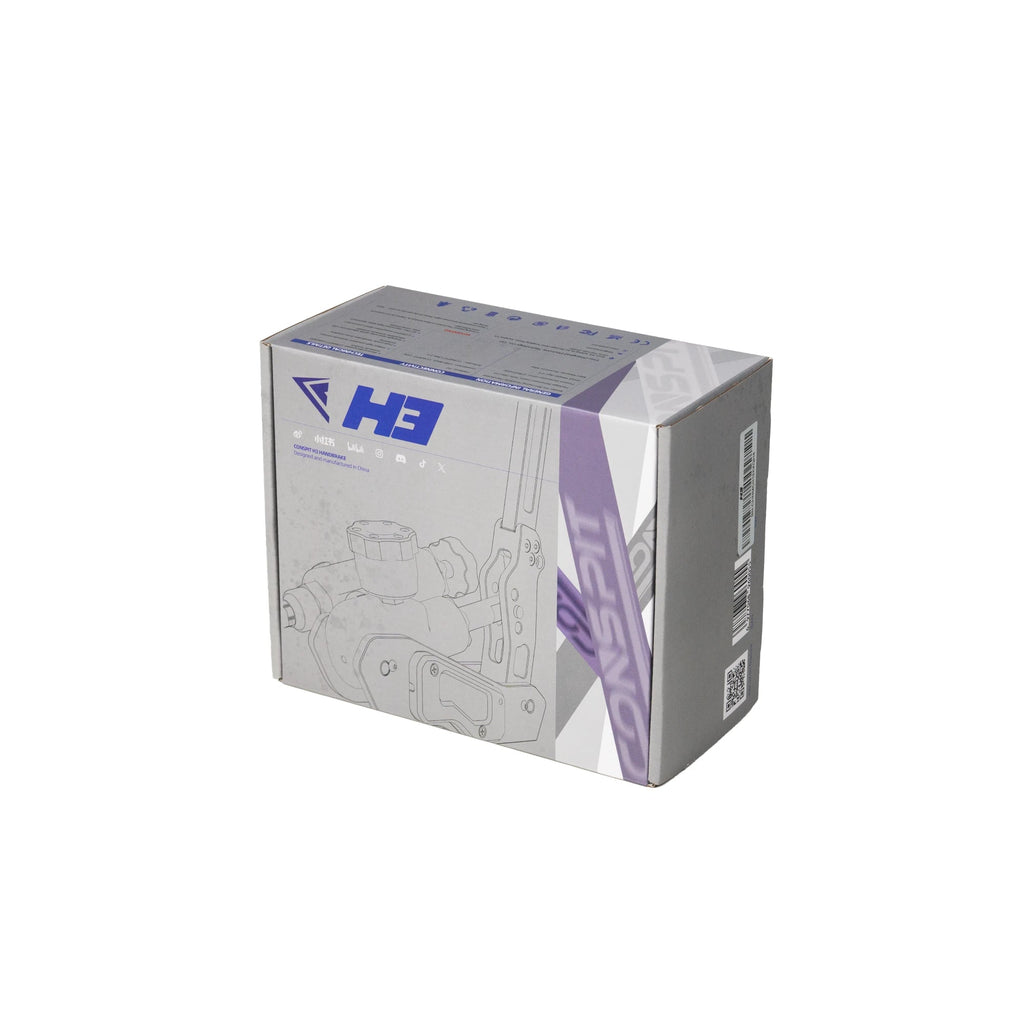 Conspit H3 hydraulic handbrake, retail packaging box